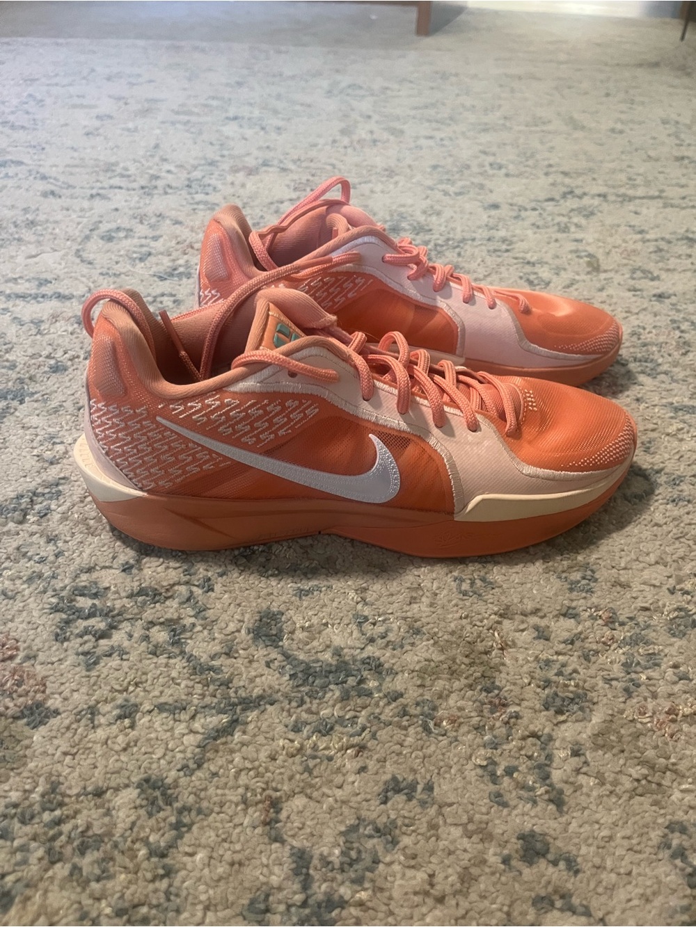 Nike Women’s Low-Top Athletic Sneakers - Coral Sabrinas